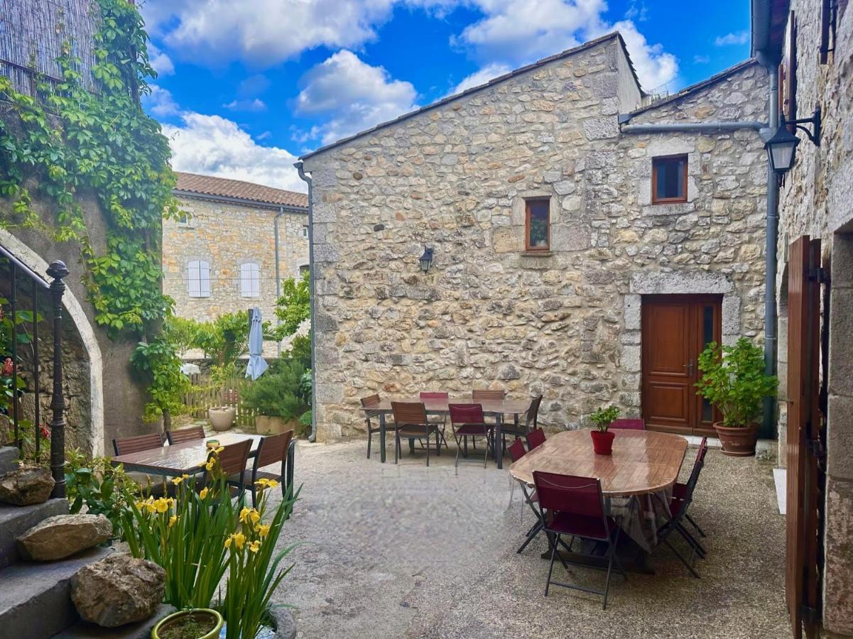 Chambres D'Hotes Les Clapas Chauzon Exterior foto