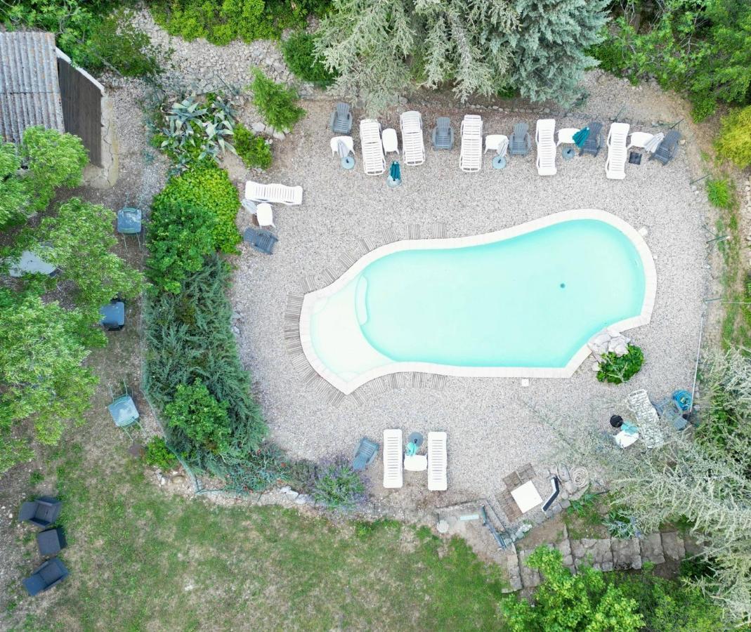Chambres D'Hotes Les Clapas Chauzon Exterior foto