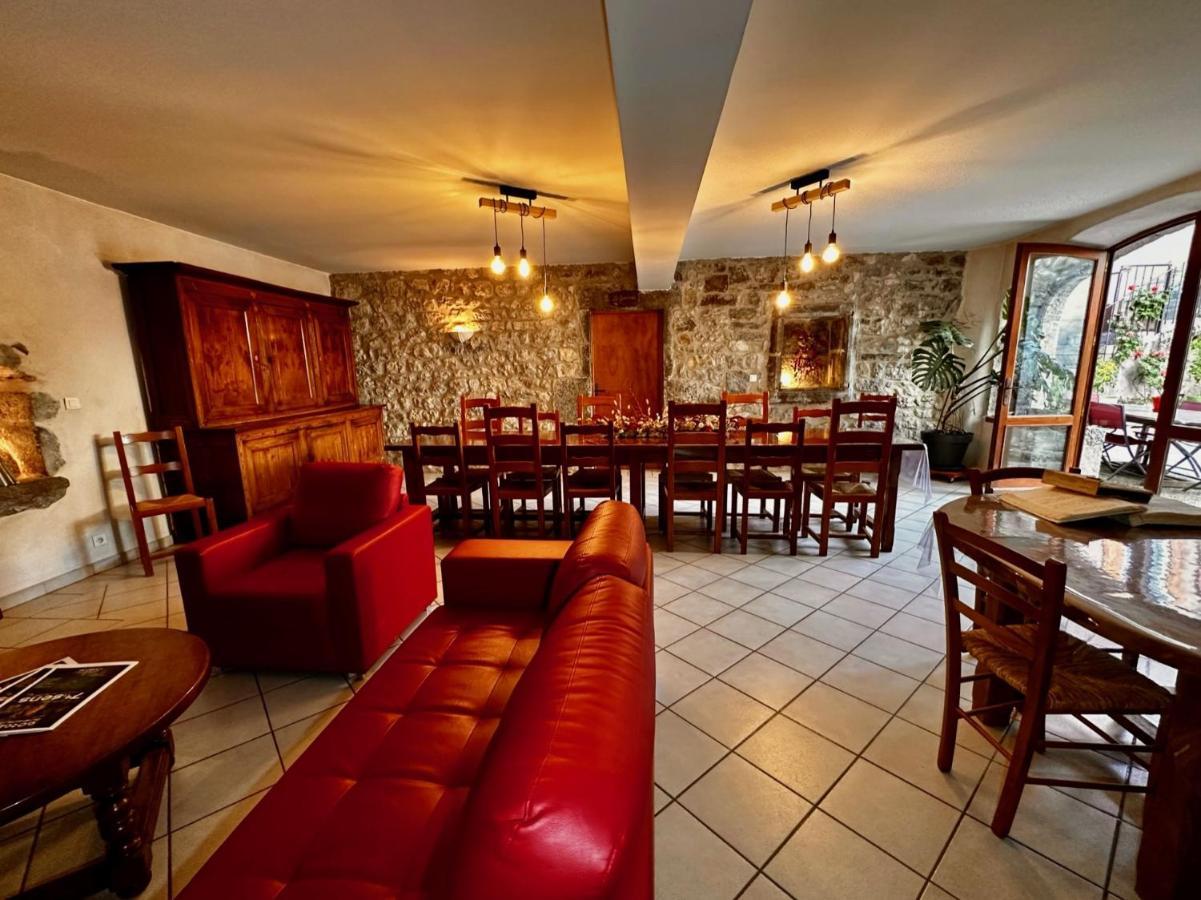 Chambres D'Hotes Les Clapas Chauzon Exterior foto